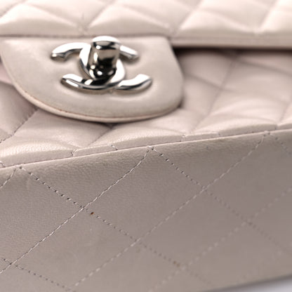 Chanel Lambskin Quilted Medium Double Flap Light Pink 18 of 26