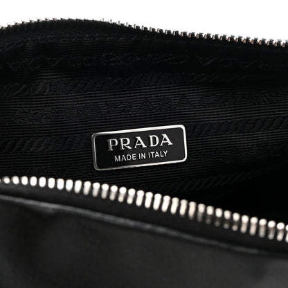 Prada Grace Lux Triangle Shoulder Bag Black 7 of 10
