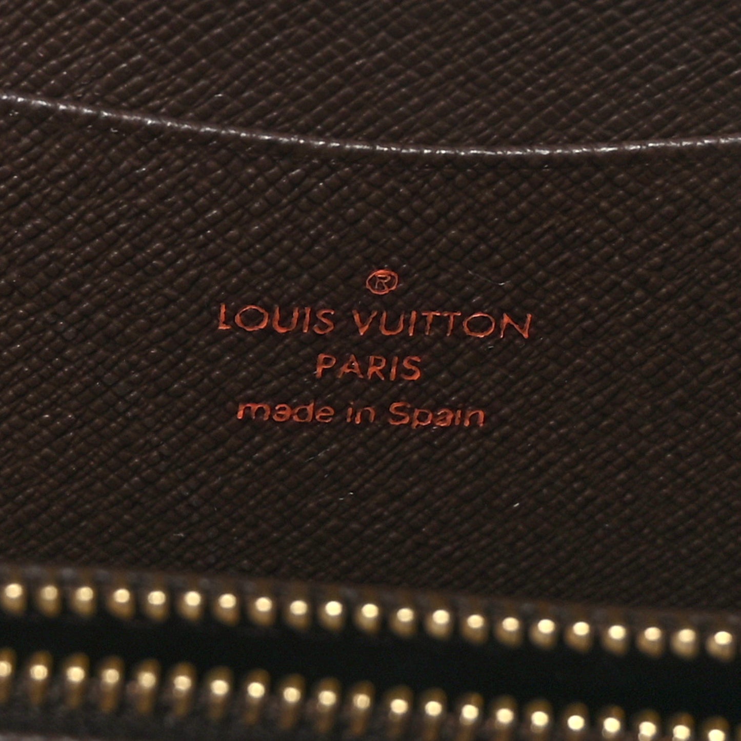 Damier Ebene Porte-Monnaie Zippe Zippy Wallet