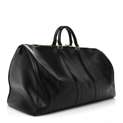 Louis Vuitton Epi Keepall 55 Black 2 of 13