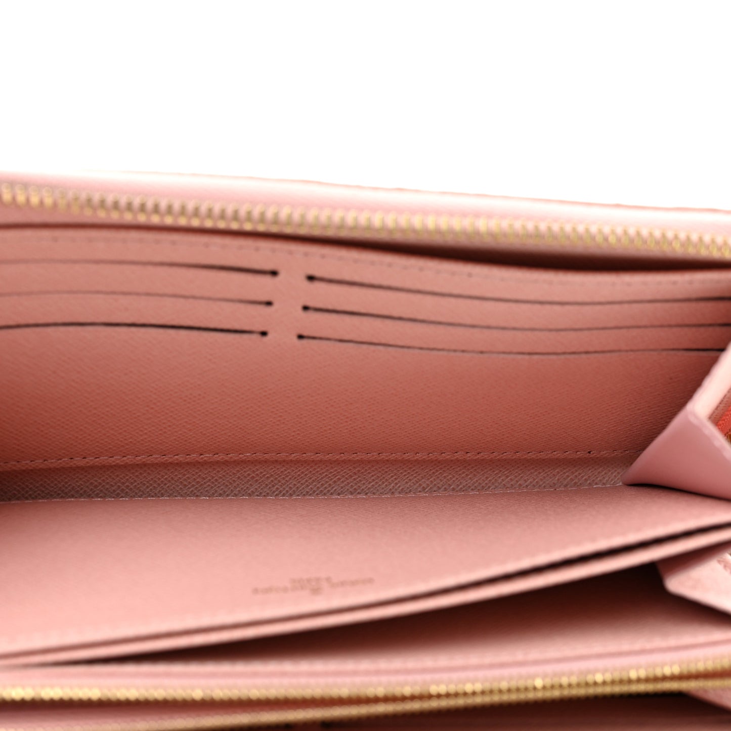 Damier Azur Zippy Wallet Rose Ballerine