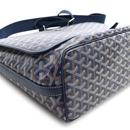 Goyard Goyardine Capetien Messenger Bag Navy 8 of 9