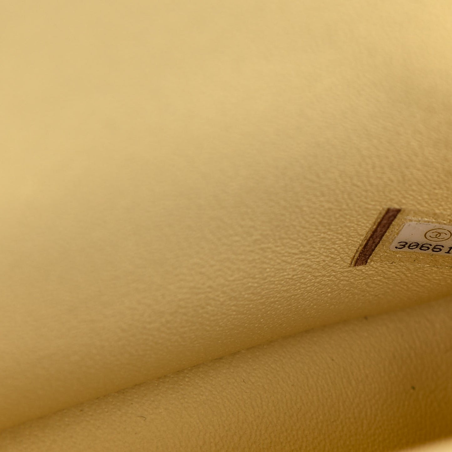 Lambskin Quilted Small Double Flap Yellow