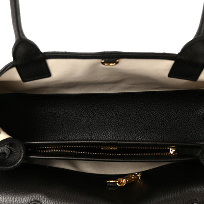 Chanel Grained Calfskin Stitched Urban Essentials Small Shopping Bag Black 5 of 11