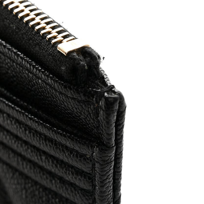 Chanel Caviar Quilted Classic Zip Boy Pouch Black 8 of 9