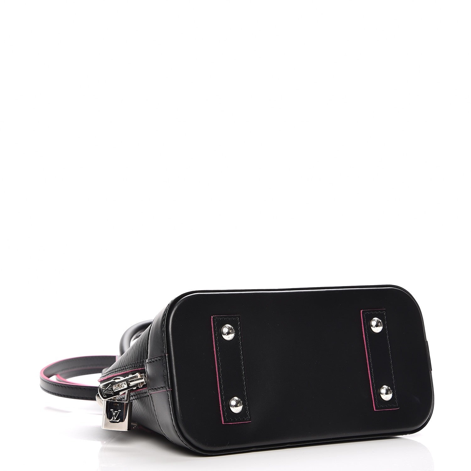 Louis Vuitton Epi Alma BB Black Hot Pink 4 of 6