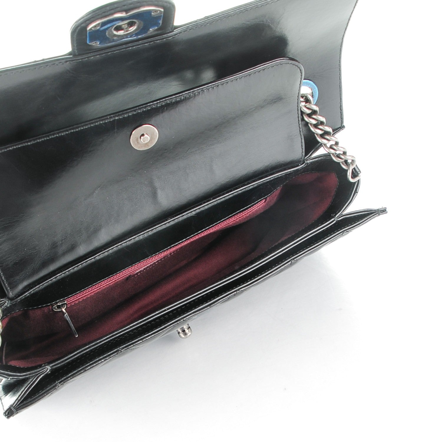Chanel Calfskin Quilted Large Perfect Edge Flap Black 5 of 8