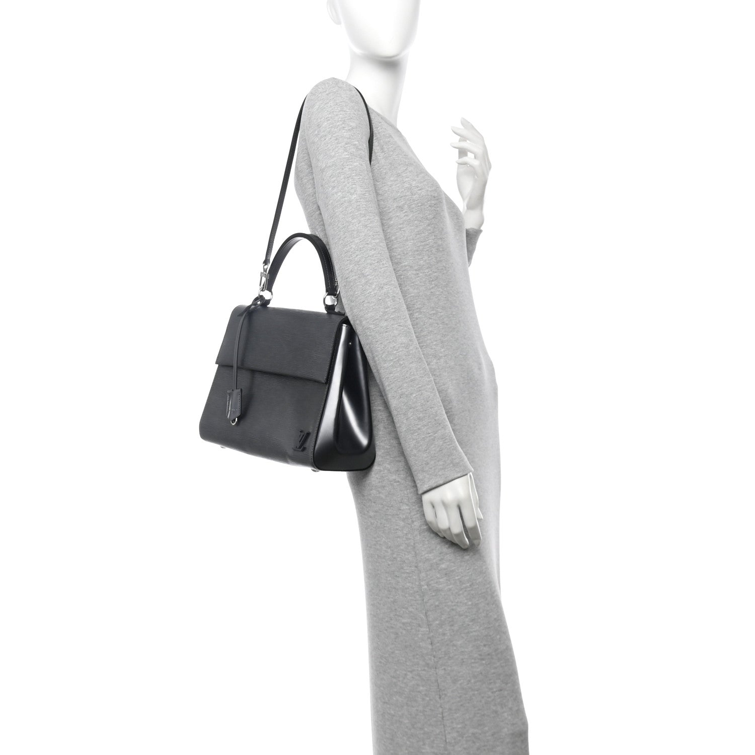 Louis Vuitton Epi Cluny MM Anthracite Nacre 2 of 9