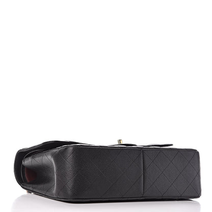 Chanel Caviar Quilted Jumbo Double Flap Black 4 of 24