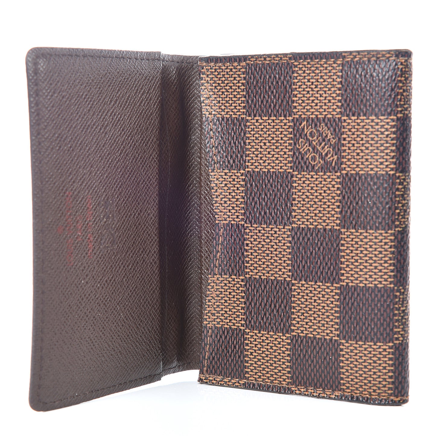 Damier Ebene Business Card Holder