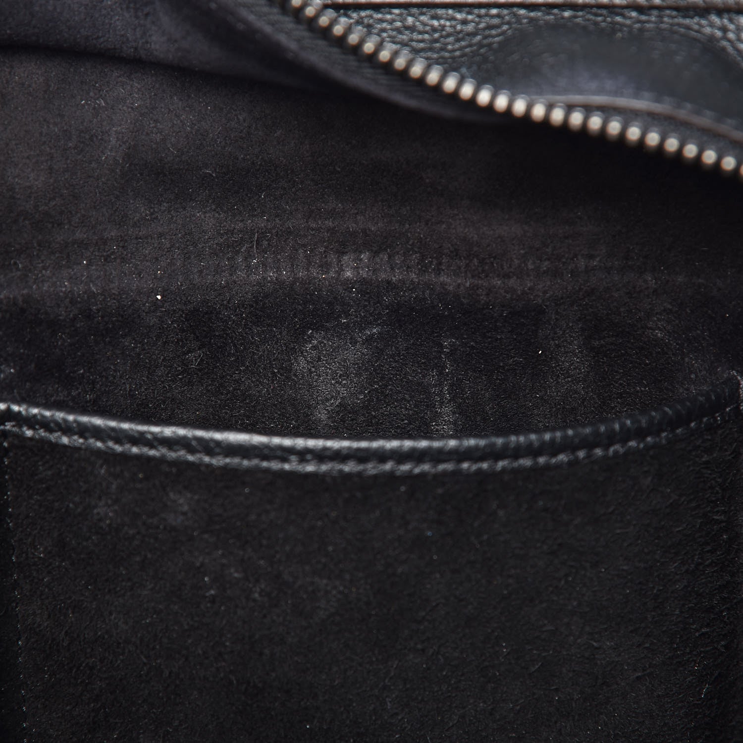 Celine Drummed Calfskin Mini Luggage Black 9 of 25