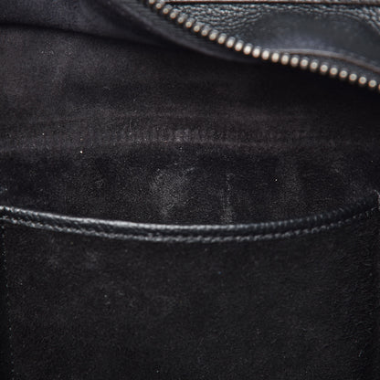Celine Drummed Calfskin Mini Luggage Black 9 of 25