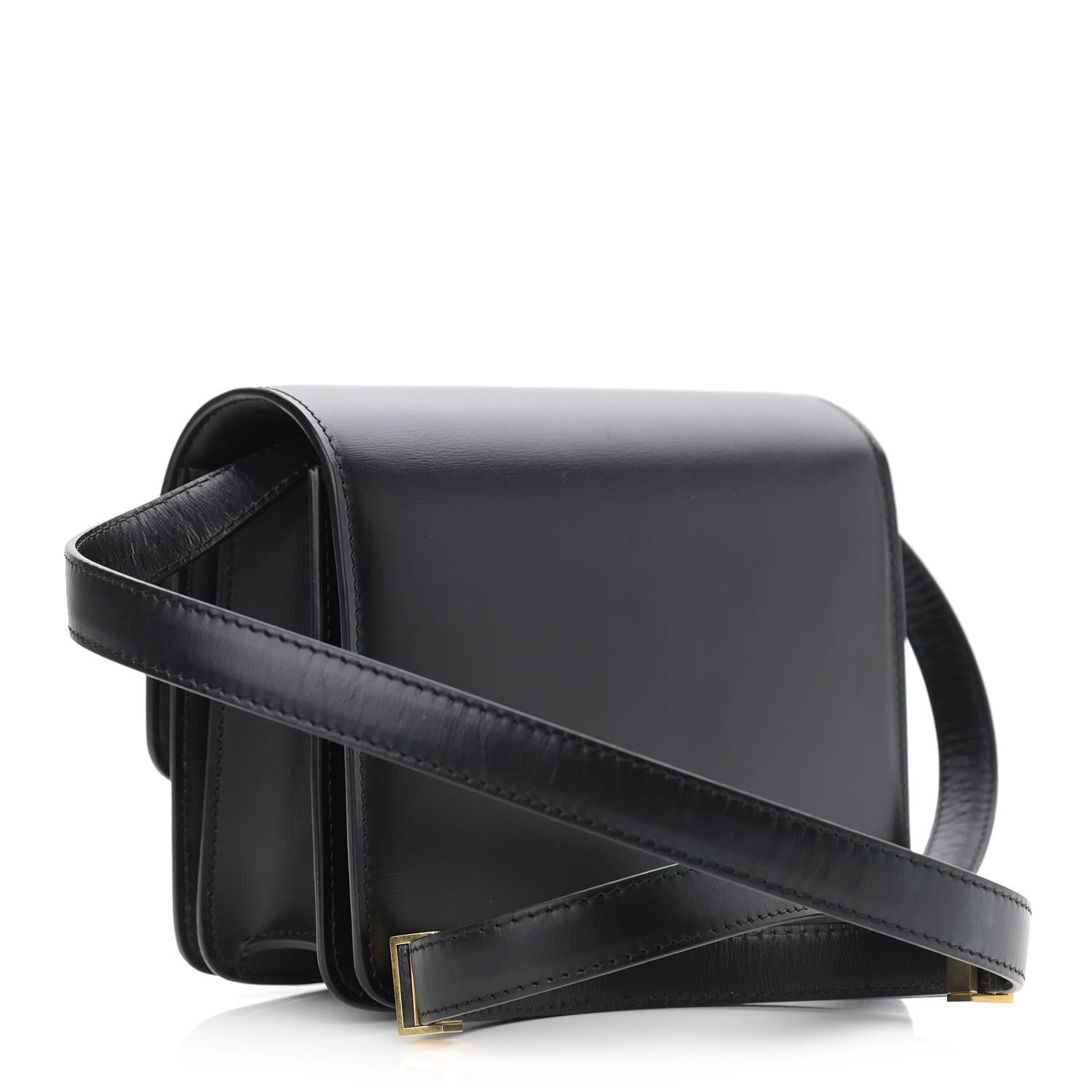 Celine Box Calfskin Small Classic Box Flap Bag Black 3 of 13