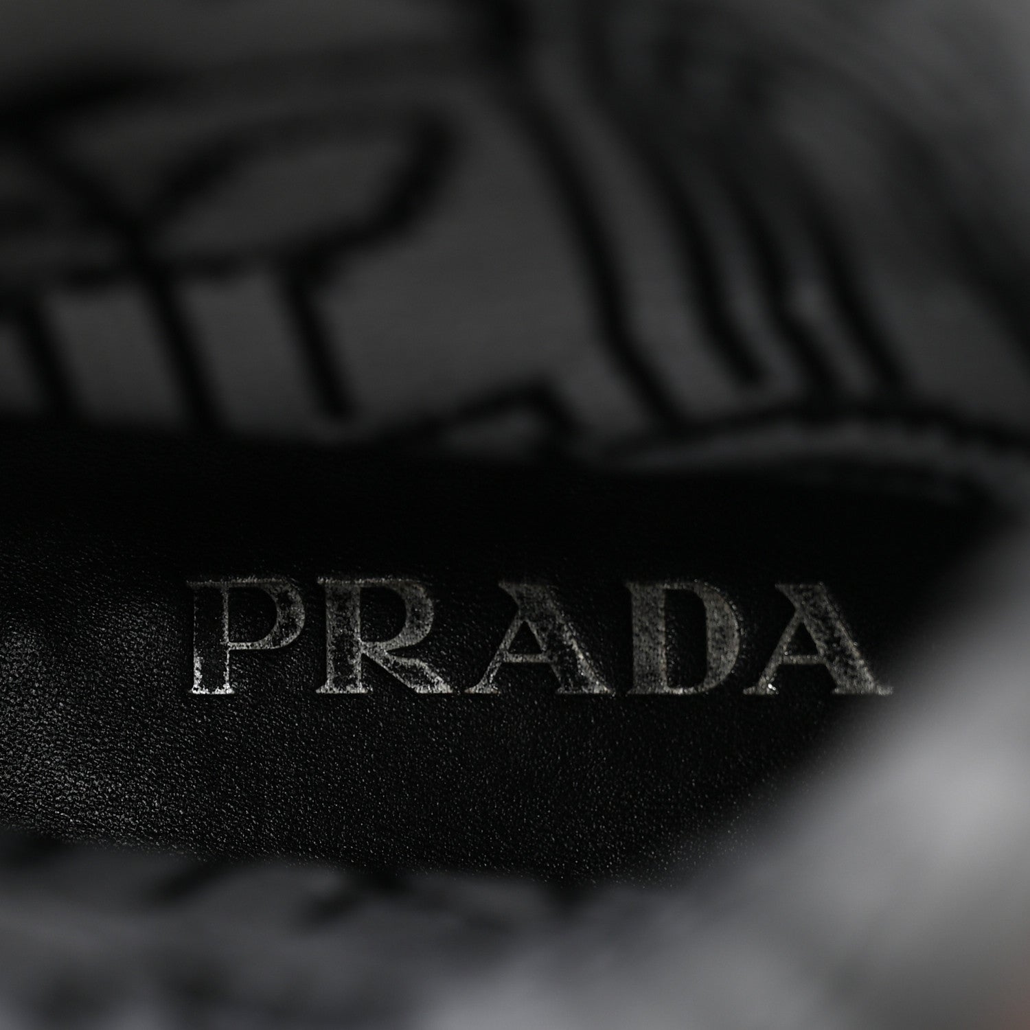 Prada Jacquard Knit Platform Ankle Boots 37 Black 6 of 10
