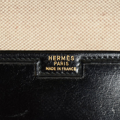 Hermes Veau Box Jige PM Clutch Black 12 of 14