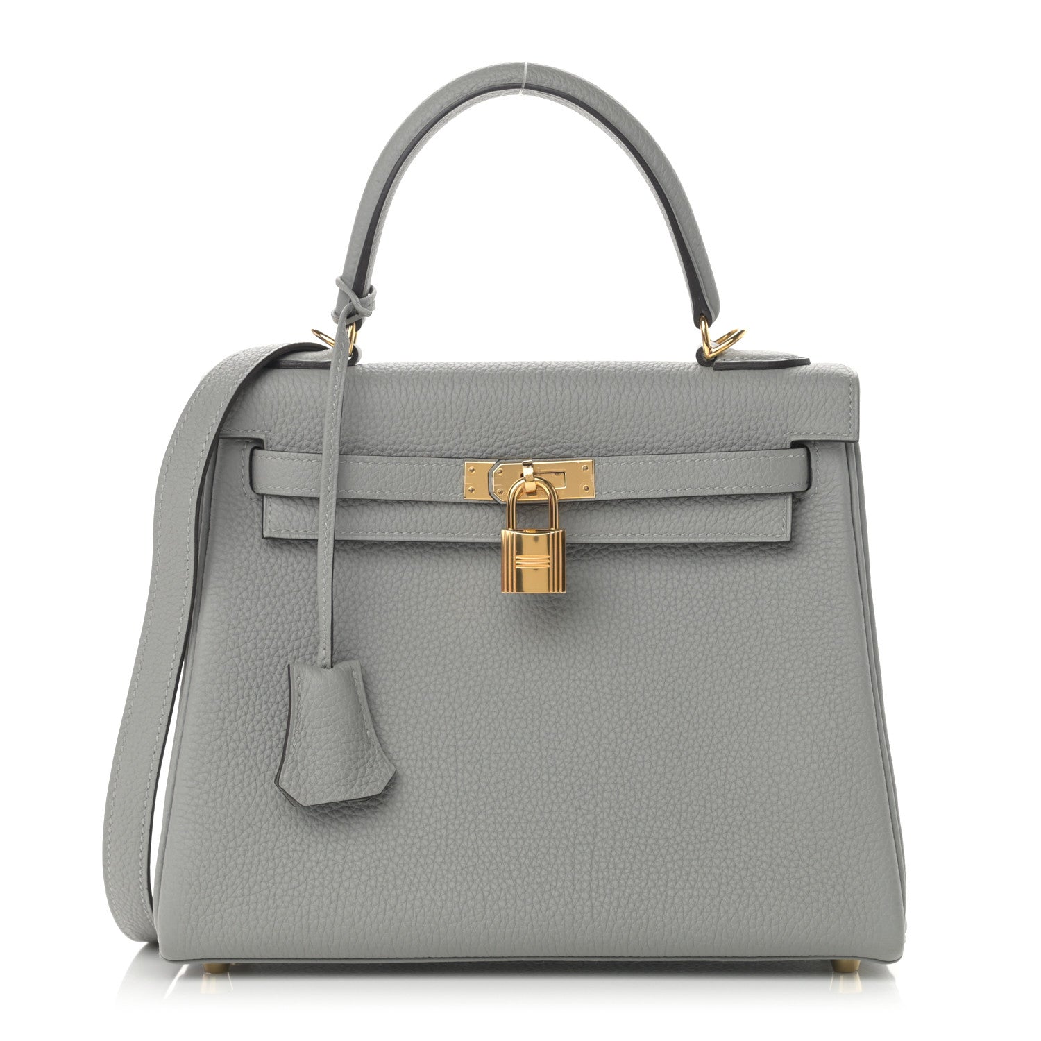 Hermes Togo Kelly Retourne 25 Gris Mouette 1 of 11