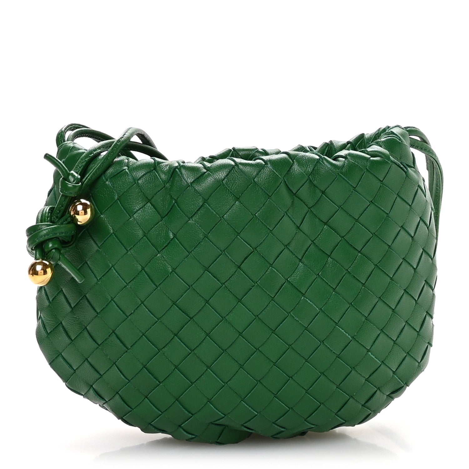 Bottega Veneta Nappa Intrecciato Mini Bulb Racing Green 1 of 10