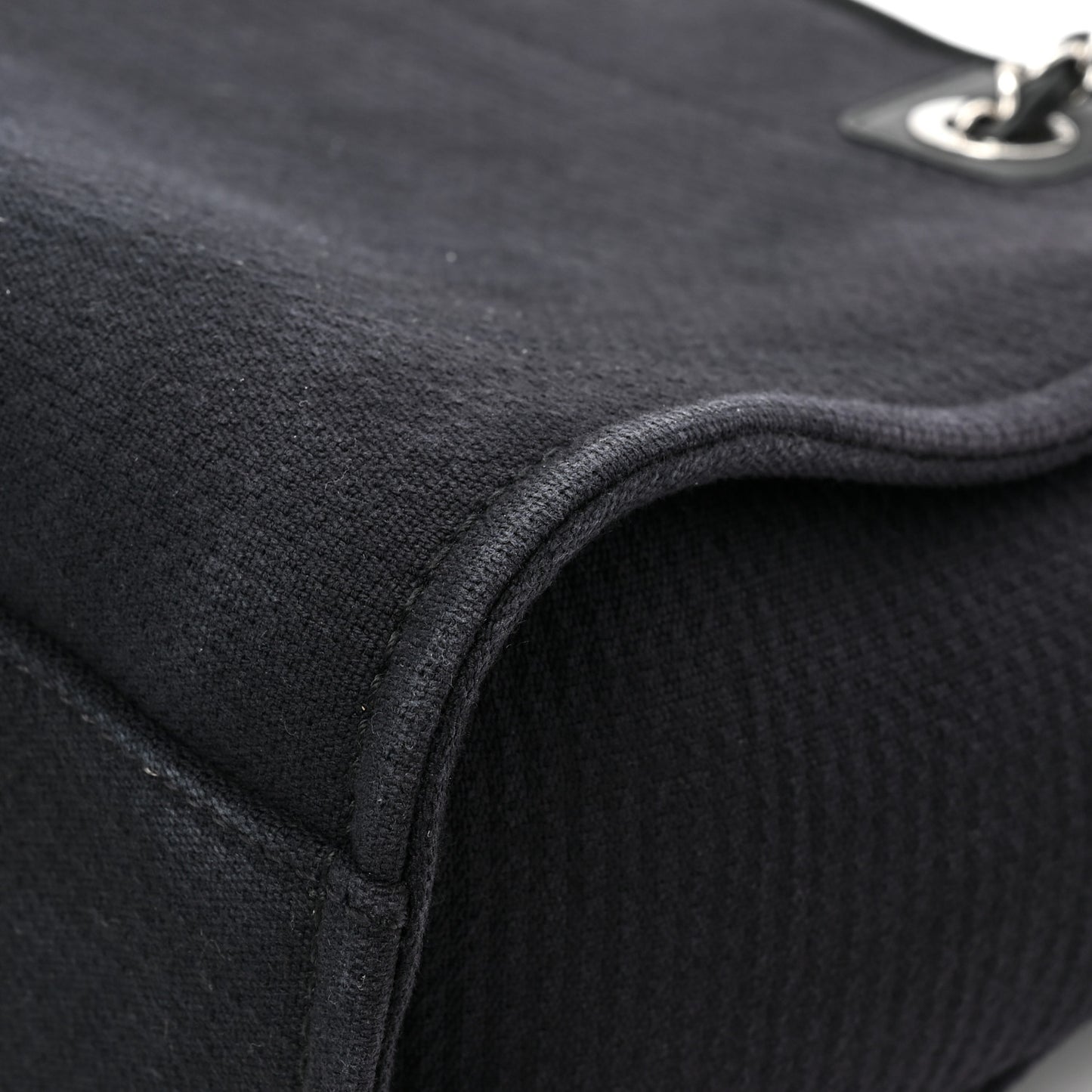 Mixed Fibers Small Deauville Tote Black