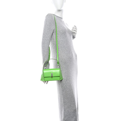 Salvatore Ferragamo Calfskin Geometric Shoulder Bag Green 2 of 13