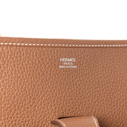 Hermes Taurillon Clemence Evelyne III TGM Gold 6 of 11