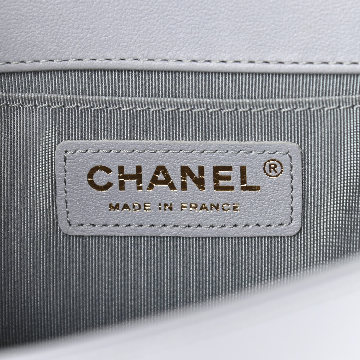Chanel Calfskin Quilted Small Boy Flap Grey 5 of 12