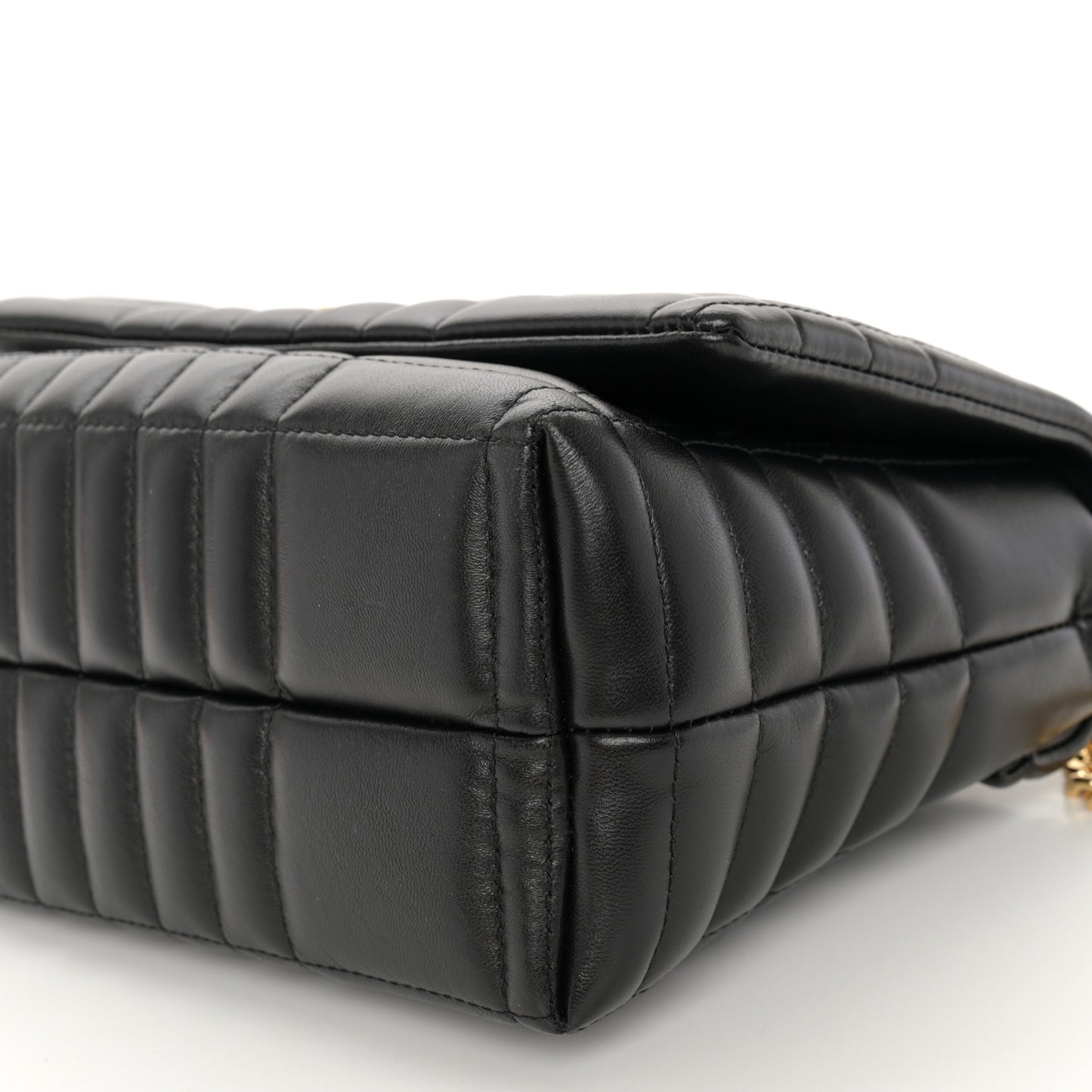 Lambskin Quilted Small Lola Bag Black