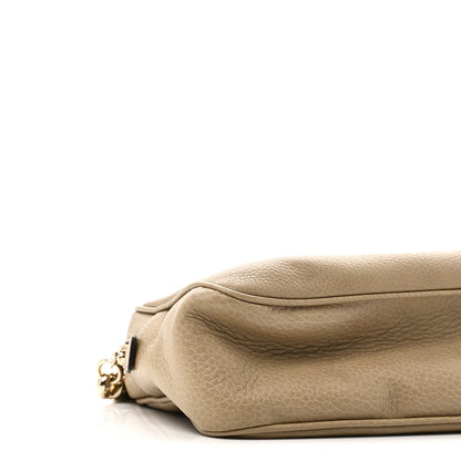 Gucci Pebbled Calfskin Small Soho Bowler Camelia 9 of 10