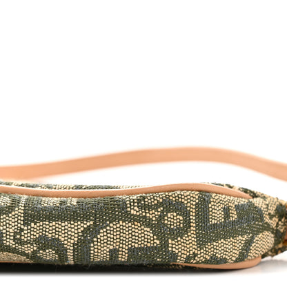 Christian Dior Monogram Mini Saddle Pochette Green 10 of 15