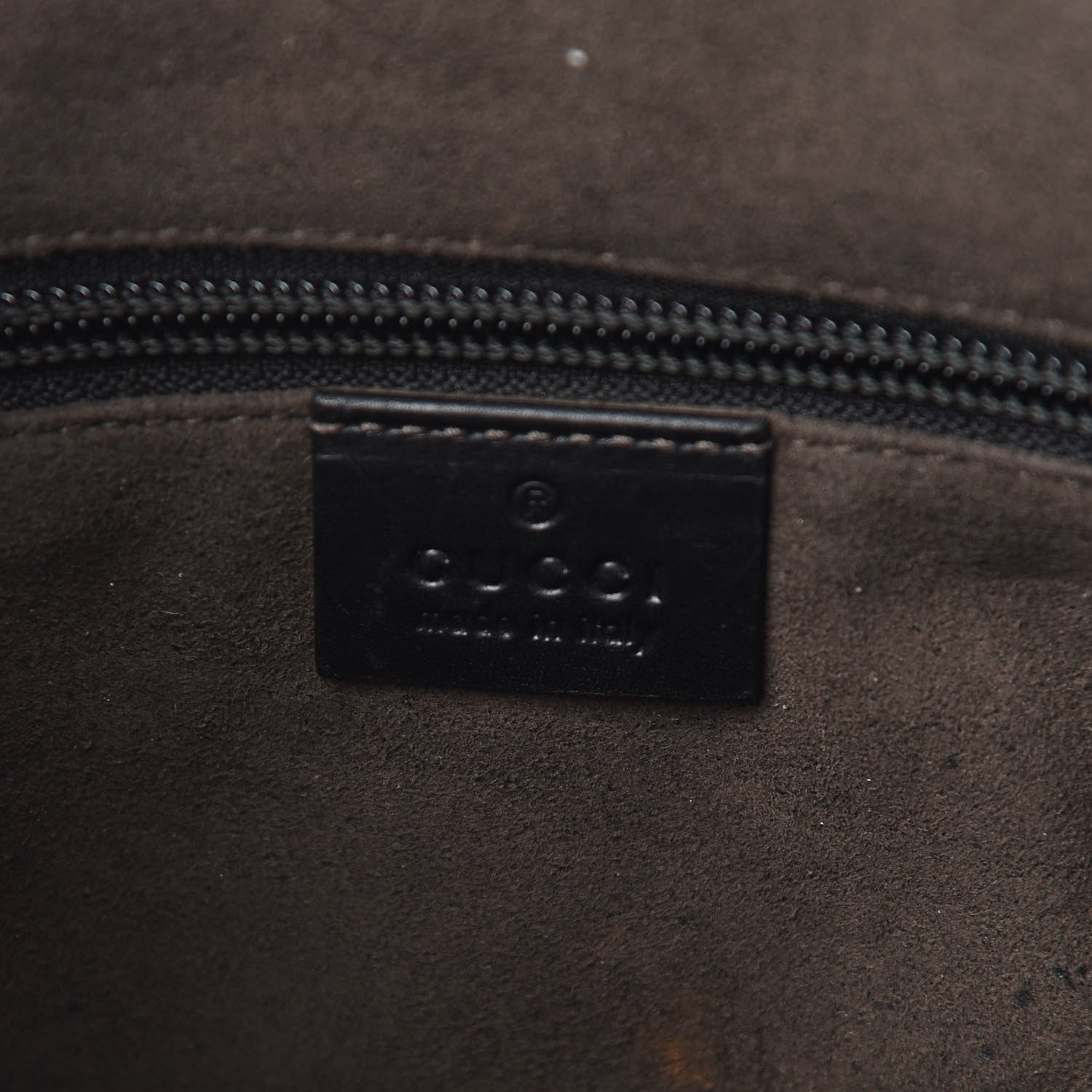 Gucci Guccissima Signature Small Messenger Bag Black 5 of 10