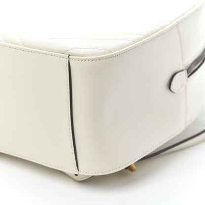 Gucci Calfskin Matelasse GG Marmont Dome Backpack White 9 of 9