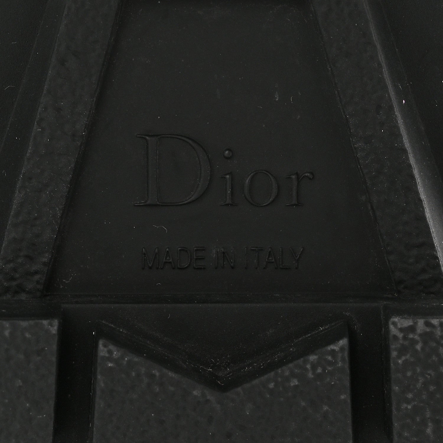Christian Dior Brushed Calfskin Rubber Dioriron Derby Flat Shoes 41 Black 7 of 23