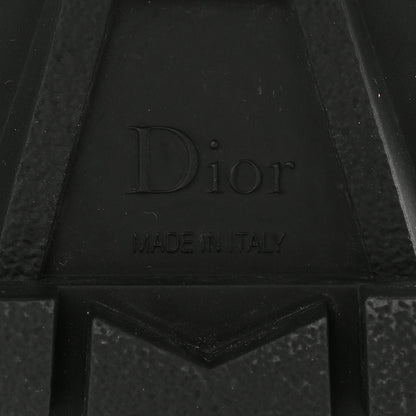 Christian Dior Brushed Calfskin Rubber Dioriron Derby Flat Shoes 41 Black 7 of 23