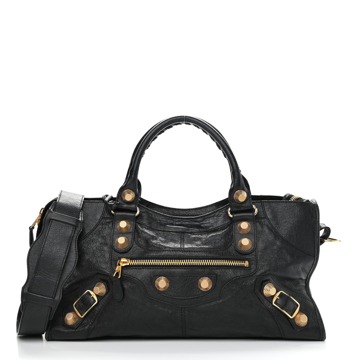 Balenciaga Agneau Giant 21 Gold Hardware Part Time Black 3 of 13