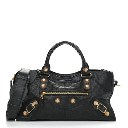 Balenciaga Agneau Giant 21 Gold Hardware Part Time Black 3 of 13