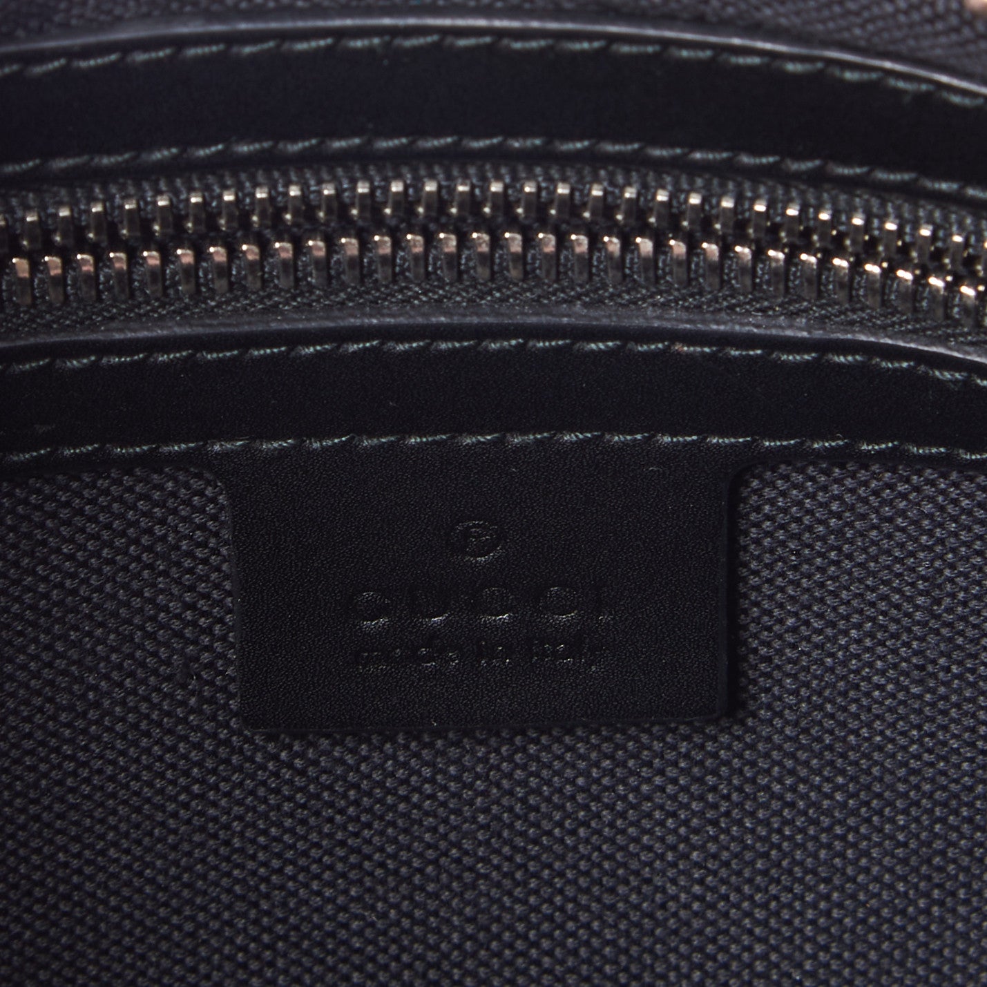 Gucci Soft GG Supreme Monogram Web Belt Bag Black Grey 7 of 8