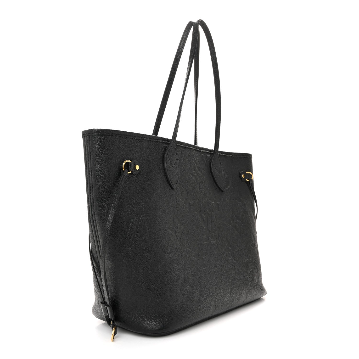 Louis Vuitton Empreinte Monogram Giant Neverfull MM Black 4 of 25