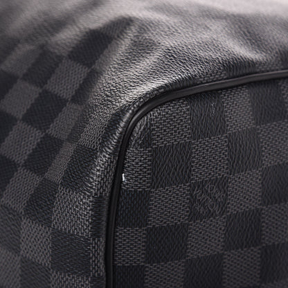 Louis Vuitton Damier Graphite Rope Keepall 55 Blue 7 of 9