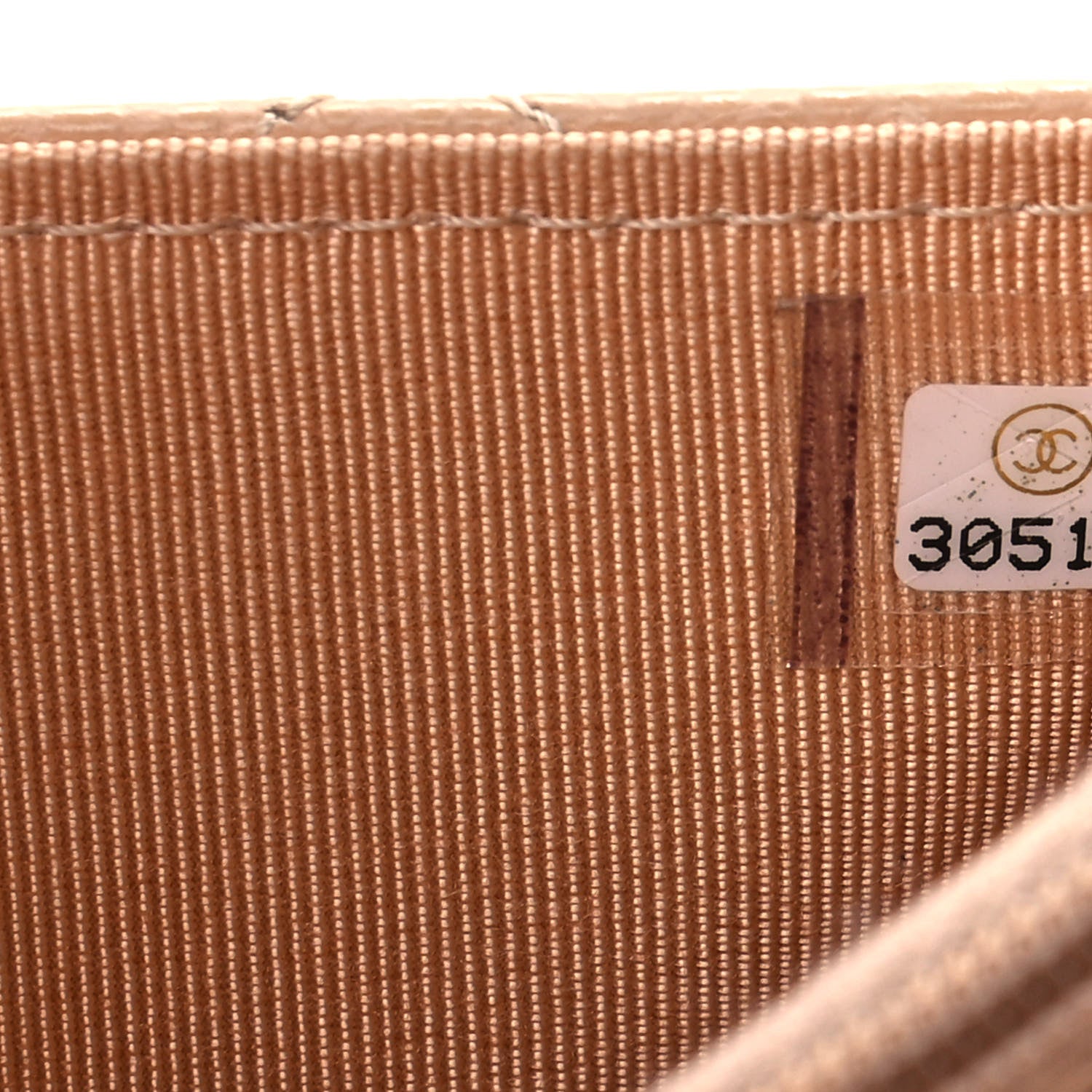 Chanel Caviar Quilted Wallet On Chain WOC Beige 7 of 10