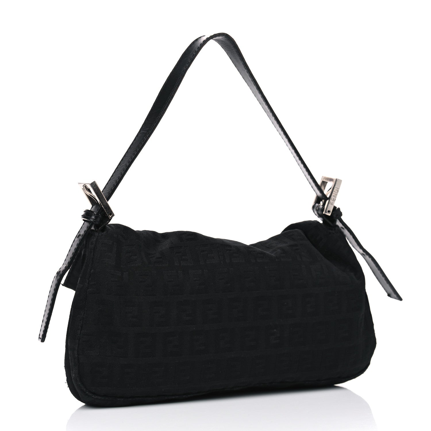 Fendi Zucchino Baguette Black 4 of 13