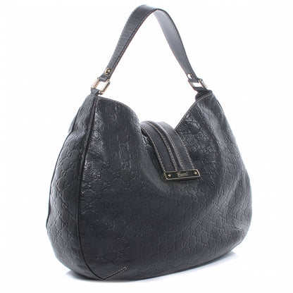 Gucci Guccissima New Ladies Web Large Hobo Brown 3 of 8