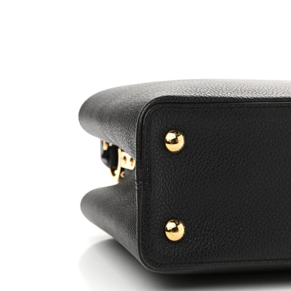 Louis Vuitton Taurillon Capucines PM Black 8 of 9
