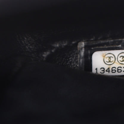 Chanel Patent Chevron Quilted Jumbo Single Flap Black 8 of 12