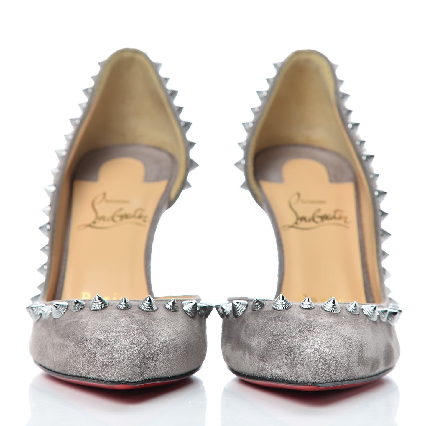 Veau Velours Irishell 85 Pumps 34 Storm Gun Metal