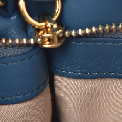 Chloe Calfskin Mini Roy Chain Pouch Vinyl Blue 8 of 9