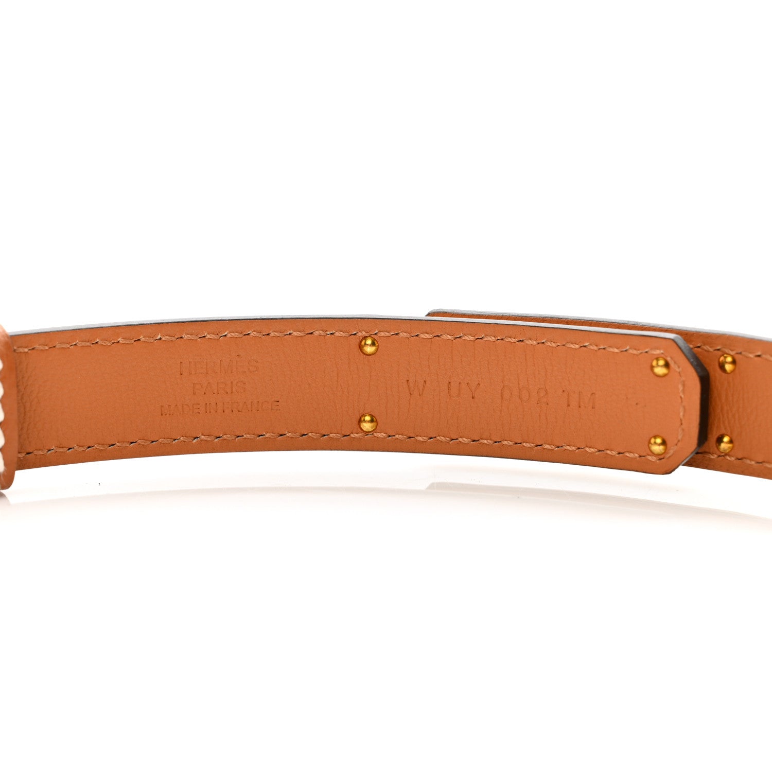 Hermes Epsom Kelly Belt Gold 3 of 4