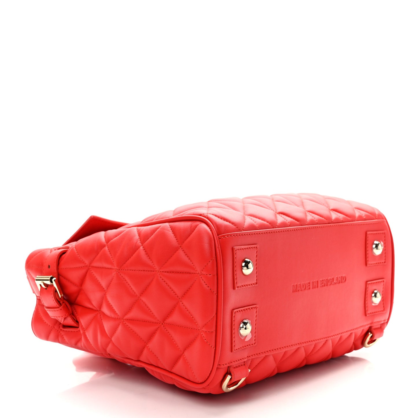 Nappa Quilted Medium Cara Delevingne Convertible Bag Red