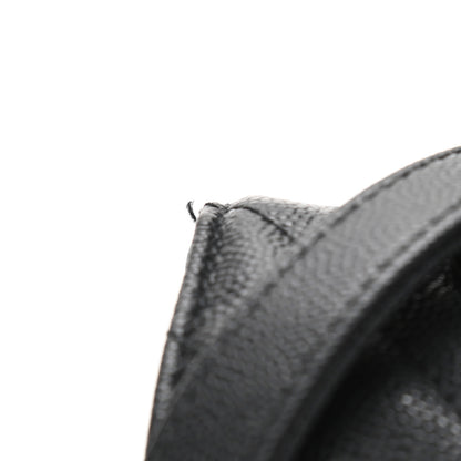 Chanel Caviar Chevron Quilted Mini Coco Handle Flap Dark Grey 8 of 12