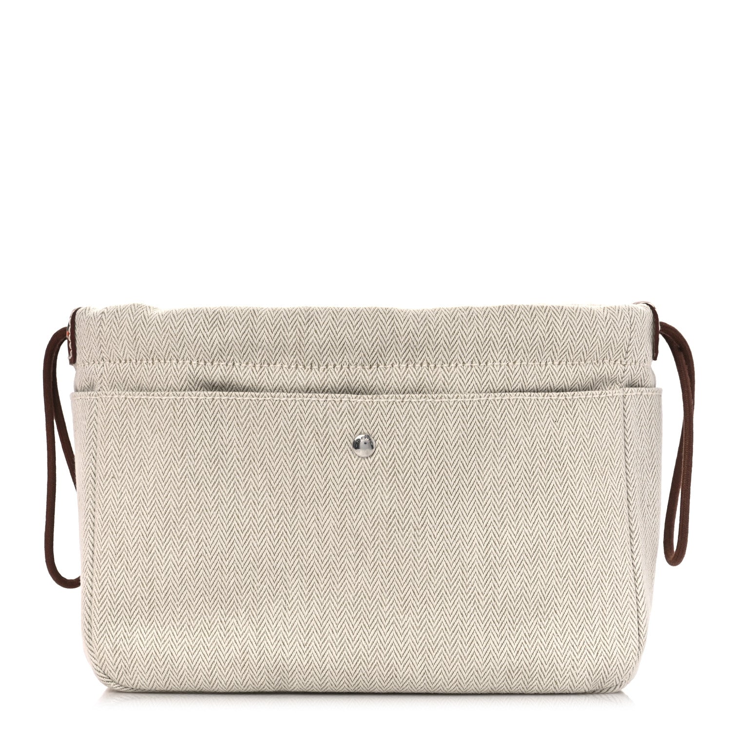 Hermes Canvas Barenia Fourbi 20 PM Pouch Naturel Fauve 1 of 9