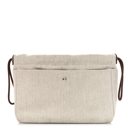 Hermes Canvas Barenia Fourbi 20 PM Pouch Naturel Fauve 1 of 9