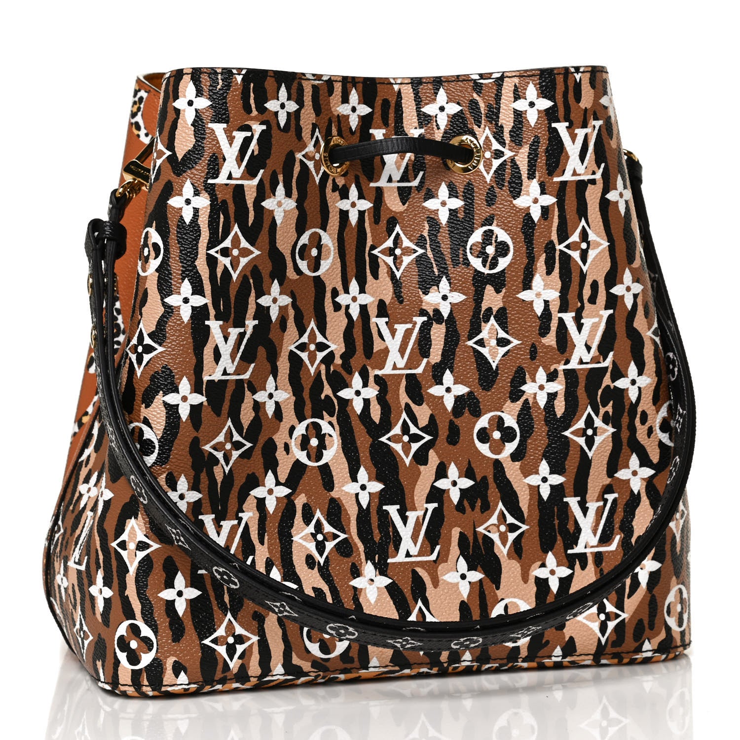 Louis Vuitton Monogram Giant Jungle NéoNoé Caramel 3 of 9
